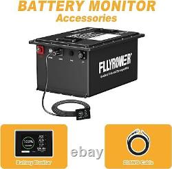 48V 100Ah Lithium Golf Cart Battery, Built 200A BMS 15000+ Cycles 20A Charger