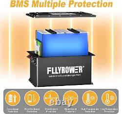 48V 100Ah Lithium Golf Cart Battery, Built 200A BMS 15000+ Cycles 20A Charger