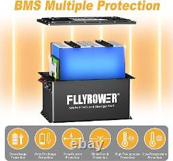 48V 100Ah Lithium Golf Cart Battery, Built 200A BMS 15000+ Cycles 20A Charger