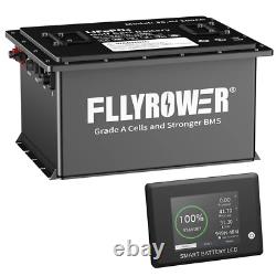 48V 100Ah Lithium Golf Cart Battery, Built 200A BMS 15000+ Cycles 20A Charger