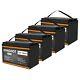 48v 100ah Lithium Golf Cart Battery Lifepo4 Deep Cycle 12v 100ah 4 Group Solar