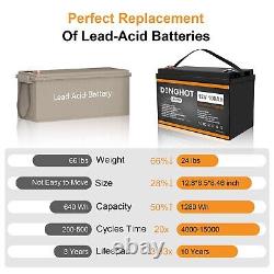 48V 100Ah Lithium Golf Cart Battery LiFePO4 Deep Cycle 12V 100Ah 4 Group Solar