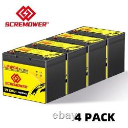 48V 100Ah Lithium Golf Cart Battery LiFePO4 Deep Cycle 4Group 12V 100Ah RV Solar
