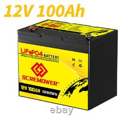 48V 100Ah Lithium Golf Cart Battery LiFePO4 Deep Cycle 4Group 12V 100Ah RV Solar
