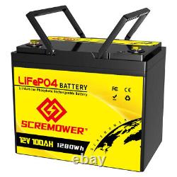 48V 100Ah Lithium Golf Cart Battery LiFePO4 Deep Cycle 4Group 12V 100Ah RV Solar