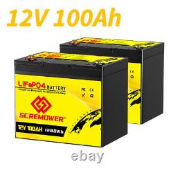 48V 100Ah Lithium Golf Cart Battery LiFePO4 Deep Cycle 4Group 12V 100Ah RV Solar
