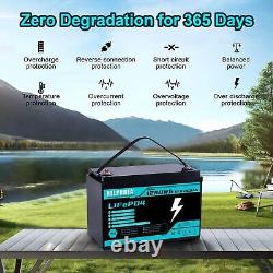 48V 100Ah Lithium Golf Cart Battery LiFePO4 Deep Cycle 4Group 12V 100Ah Solar RV