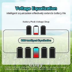 48V 100Ah Lithium Golf Cart Battery LiFePO4 Deep Cycle 4Group 12V 100Ah Solar RV