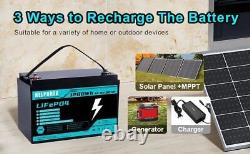 48V 100Ah Lithium Golf Cart Battery LiFePO4 Deep Cycle 4Group 12V 100Ah Solar RV