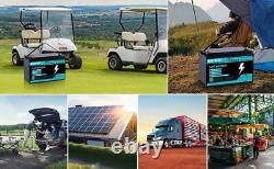 48V 100Ah Lithium Golf Cart Battery LiFePO4 Deep Cycle 4Group 12V 100Ah Solar RV