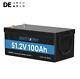 48v 100ah Lithium Golf Cart Battery With 100a Bms Trolling Motor Rv