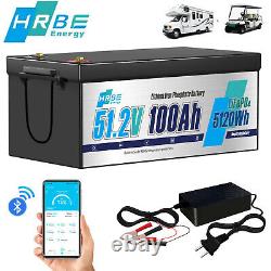 48V 100Ah Lithium Golf Cart Battery with 5A Charger Golf Cart Trolling Motor RV