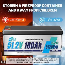 48V 100Ah Lithium Golf Cart Battery with 5A Charger Golf Cart Trolling Motor RV