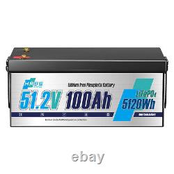48V 100Ah Lithium Golf Cart Battery with 5A Charger Golf Cart Trolling Motor RV