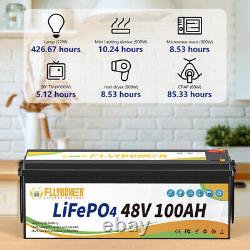48V 100Ah Lithium LiFePO4 Battery 10 Year warranty Deep Cycle for Golf cart EV