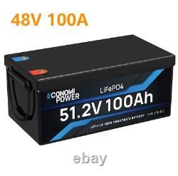 48V 100Ah Lithium LiFePO4 Battery Deep Cycle LiFePO4 Battery 200A for Golf Cart