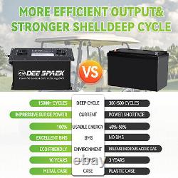 48V 105Ah Battery LiFePO4 Lithium Golf Cart 200A BMS 15000+Cycles +Monit+Charger