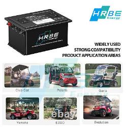 48V 105Ah Golf Cart LiFePO4 Lithium Battery Bluetooth for EZGO Club Car Yamaha