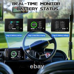 48V 105Ah Golf Cart LiFePO4 Lithium Battery Club Car 200A BMS 15000+ Deep Cycles