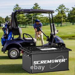 48V 105Ah Golf Cart LiFePO4 Lithium Battery Club Car 200A BMS 15000+ Deep Cycles