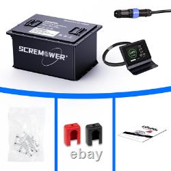 48V 105Ah Golf Cart LiFePO4 Lithium Battery Club Car 200A BMS 15000+ Deep Cycles
