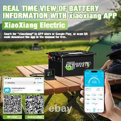 48V 105Ah Golf Cart Lithium LiFePO4 Battery 10Year Life+20A Charger for EZGO TXT