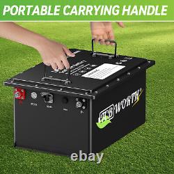 48V 105Ah Golf Cart Lithium LiFePO4 Battery 10Year Life+20A Charger for EZGO TXT