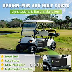 48V 105Ah Golf Cart Lithium LiFePO4 Battery 10Year Life+20A Charger for EZGO TXT