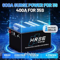 48V 105Ah Lithium Golf Cart Battery 200A BMS with LCD Touch Monitor Mobile APP