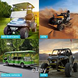 48V 105Ah Lithium Golf Cart Battery 200A BMS with Touch Monitor APP Max 10.24kW