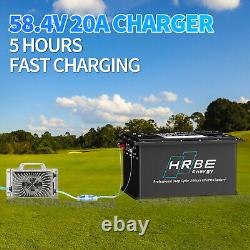 48V 105Ah Lithium Golf Cart Battery 200A BMS with Touch Monitor APP Max 10.24kW
