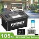 48v 105ah Lithium Golf Cart Battery Built-in Smart 200a Bms 15000 Cycles+charger