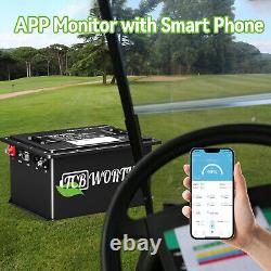 48V 105Ah Lithium LiFePO4 Battery Golf Cart Smart BMS 15000Cycle 10Year WARRANTY