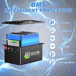 48V 105Ah Lithium LiFePO4 Battery Golf Cart Smart BMS 15000Cycle 10Year WARRANTY