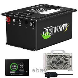 48V 105Ah Lithium LiFePO4 Battery Golf Cart Smart BMS 15000Cycle 10Year WARRANTY