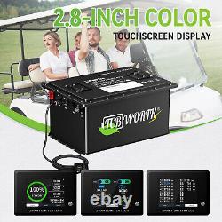 48V 105Ah Lithium LiFePO4 Battery Golf Cart Smart BMS 15000Cycle 10Year WARRANTY