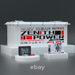 48V 105Ah Lithium LiFePO4 Golf Cart Battery BMS 200A with 20A Charger Display