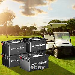 48V 105Ah Lithium LiFePO4 Golf Cart Battery Club Car 200A BMS 15000+ Deep Cycle