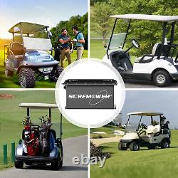 48V 105Ah Lithium LiFePO4 Golf Cart Battery Club Car 200A BMS 15000+ Deep Cycle