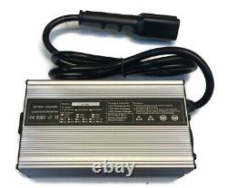 48V /15A 3-Pin Battery Charger & Plug for Yamaha Drive Golf Cart Years 2007 & Up