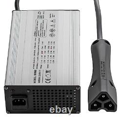 48V 15A Battery Charger with RXV Plug/LED For Club Car EzGo Yamaha Golf Cart