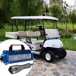 48V 15A Golf Cart Battery Charger for EZGO RXV&TXT, Portable Smart Golf Cart