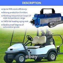 48V 15A Golf Cart Battery Charger for EZGO RXV&TXT, Portable Smart Golf Cart