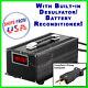 48v 17a Tomberlin Withcrowsfoot Golf Cart Battery Charger Desulfator Reconditioner