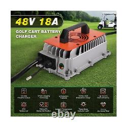 48V 18A Golf Cart Battery Charger for Club Car, Professional Smart 48 Volt Go