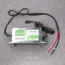 48V 18A Golf Cart Charger Lithium Battery Charger IP67 Fit For LiFePO4 Battery