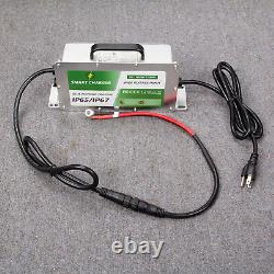 48V 18A Golf Cart Charger Lithium Battery Charger IP67 Fit For LiFePO4 Battery
