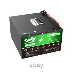 48V 50Ah LiFePO4 Li-ion Cell Battery Deep Cycle for Outdoor Camping RV Golf cart