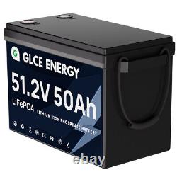 48V 50Ah LiFePO4 Lithium Battery Metal Case BMS RV GolfCart