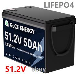 48V 50Ah LiFePO4 Lithium Battery Metal Case for Golf cart Home